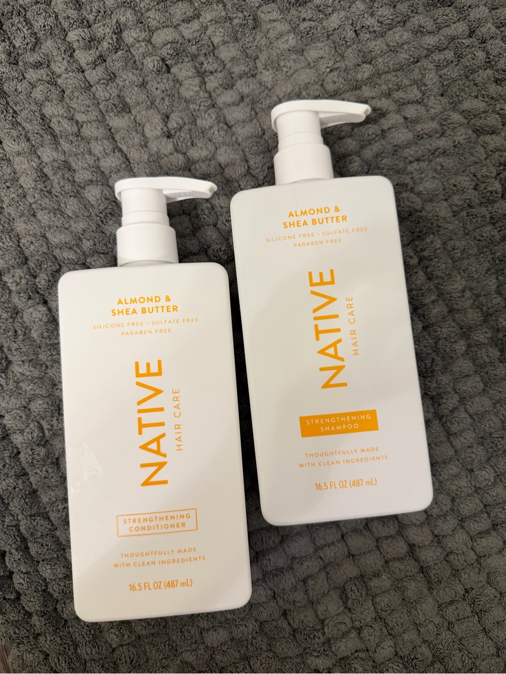 Native Almond & Shea Butter Shampoo + Conditioner Set 16.5oz